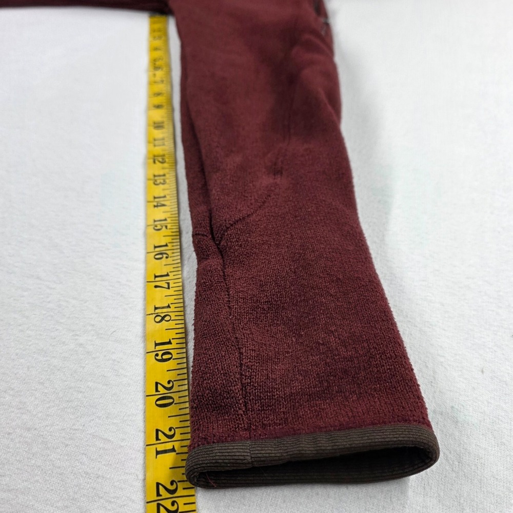 Patagonia Better Sweater 1/4 Zip Red Womens Medium 25617 Bergundy Red - Picture 7 of 9